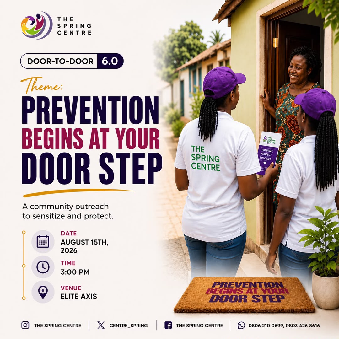 The Spring Centre - Prevention begins at your door step